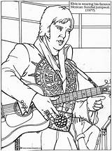 Elvis Presley Coloring Pages Drawing Printable Line Color Getcolorings Print Innovative Paintingvalley Popular sketch template