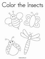 Insects Preschool Noodle Twisty sketch template