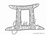 Gemini Doodle Sheets Symbols Alley sketch template