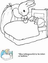 Pages Bedtime Coloring Getcolorings Tablespoonful sketch template