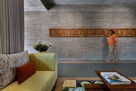 concrete feature wall interior design ideas