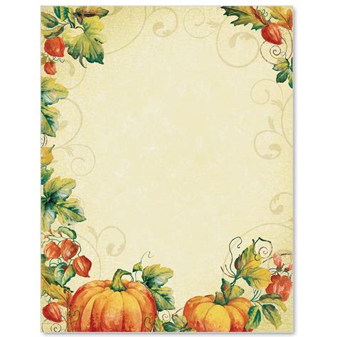 pumpkin spice border papers   borders  paper fall themed