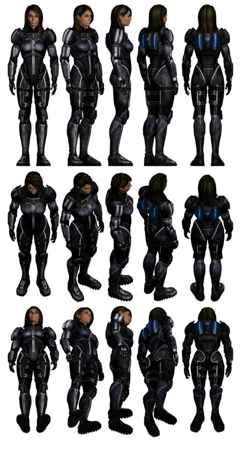 mass effect 3 ashley armoured ref by troodon80 on deviantart