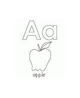 Coloring Alphabet Pages Magic Apple sketch template