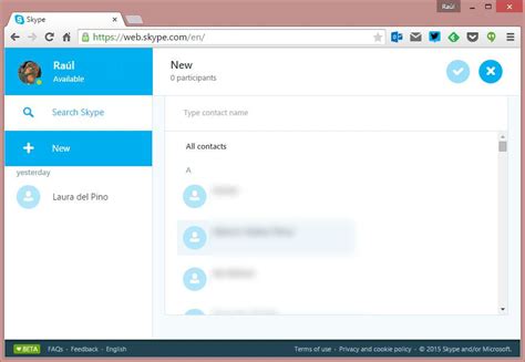 skype now available from your web browser