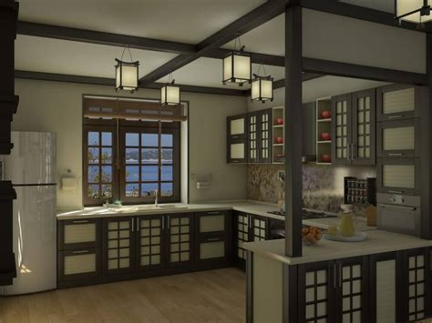create   japanese kitchen design theydesignnet theydesignnet