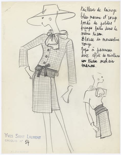 Presentation Of The First Collection Musée Yves Saint Laurent Paris