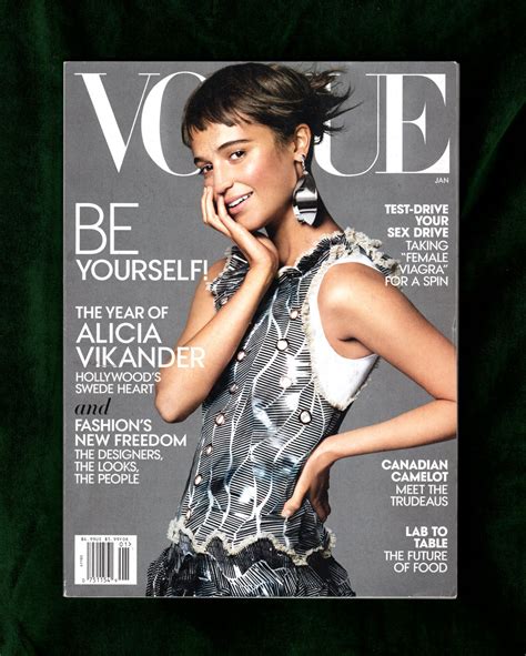 vogue magazine january 2016 alicia vikander cover