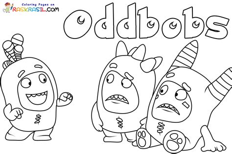 oddbods coloring pages shuyebernie