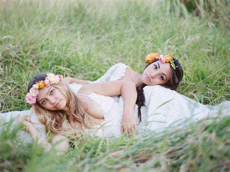 Two Bride Lesbian Wedding On Maui Love Wins Wendy Laurel Photography