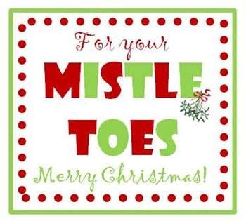 mistletoes gift tags  nail polish  farming  knowledge tpt