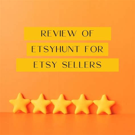 review of etsyhunt for etsy sellers
