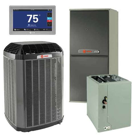 trane  ton ac gas furnace  seer  ac shop