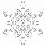 Snowflakes Mandalas Nieve Copos Dozen Donteatthepaste Cennet sketch template