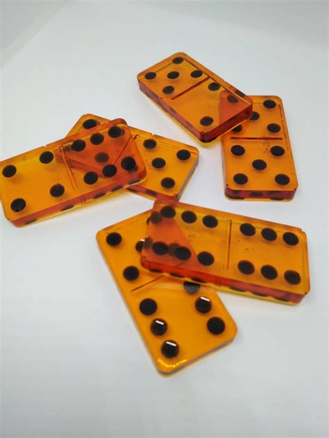 resin dominos custom epoxy resin domino set   pcs etsy