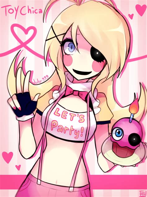 toy chica anime fnaf fnaf drawings toy chica human
