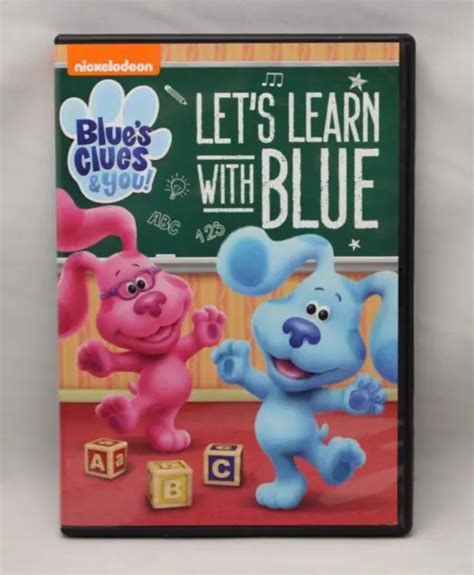 blues clues  lets learn  blue brand  dvd