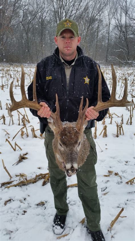 Snowmobiler Lays Claim To 180 Inch Illinois Buck Deer
