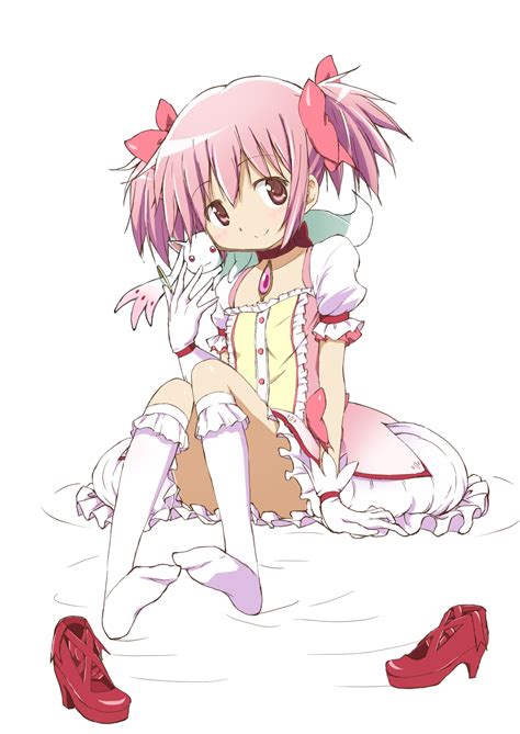 Kaname Madoka And Kyubey Mahou Shoujo Madoka Magica Drawn By Kinfuji