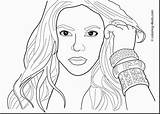 Coloring Pages Rihanna Getdrawings sketch template