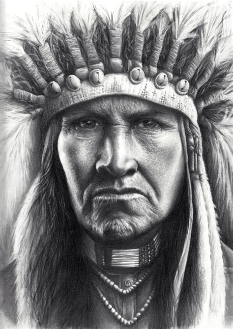 Native American Drawing Native