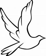 Peace Sign Coloring Pages Dove Clip Clipart Symbol Bird Simple Dr Drawing sketch template