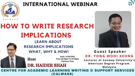 write research implications    youtube