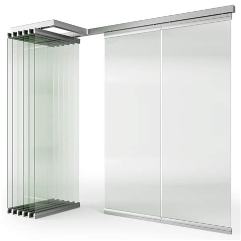 glass sliding partition walls ritona 3d model cgtrader