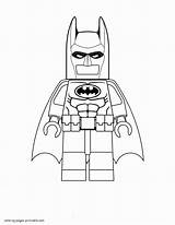 Batman Coloring Lego Pages Printable Print Cartoon Look Other sketch template