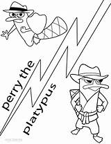 Platypus Perry Coloring Pages Printable Kids Cool2bkids Ferb Phineas Getcolorings Adult Choose Board sketch template