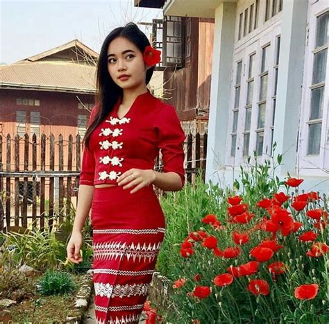 htet ei lwin myanmar traditional dress traditional