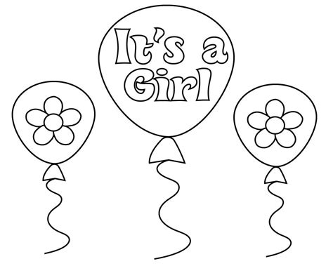 baby shower coloring pages  girl careersplay baby  printable