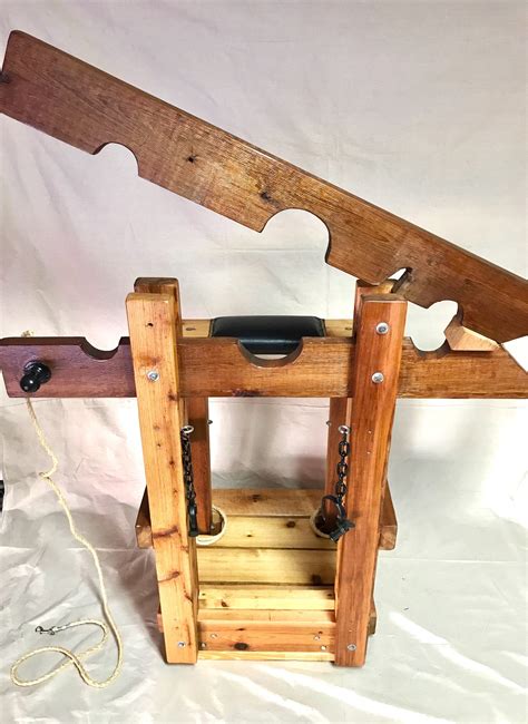 bdsm pillory stockade stocks with spanking bench dungeon etsy canada