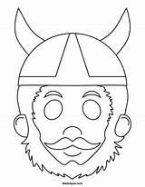 Viking Mask Printable Masks Color Face Coloring Maskspot Vikings Drawing Template Party Kids Getdrawings Maske sketch template