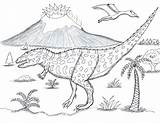 Giganotosaurus Robin sketch template