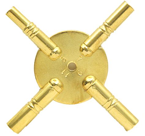 american  prong brass key  sizes ronell clock