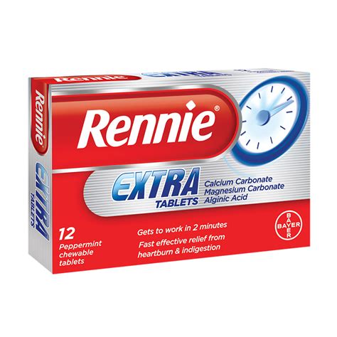 rennie extra chewable tablets