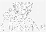 Goku Ssgss Coloring Drawings Dragon Ball Pages Super Pngkey Transparent sketch template