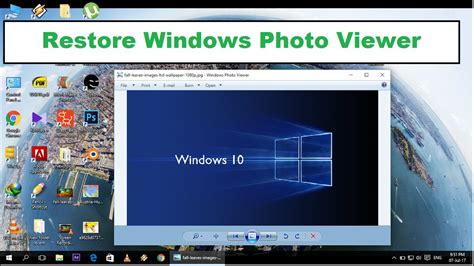 restore windows photo viewer  windows  easy solution