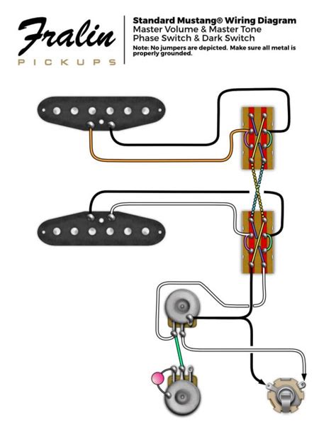 mustang wiring diagram fralin pickups