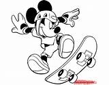 Mickey Mouse Colroing Disneyclips sketch template