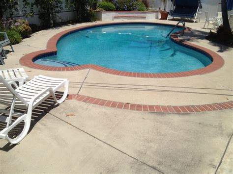 pool deck resurfacing fullerton concrete resurfacing deck repair