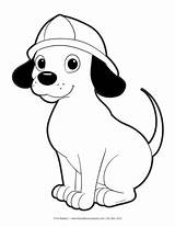 Dog Fire Coloring Dalmatian Template Safety Templates Firefighter Pages Hat Preschool Colouring Crafts Spots Drawing Printable Color Clipart Craft Activities sketch template