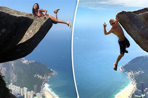 couple hanging off cliff in brazil is not what you think it is daily star