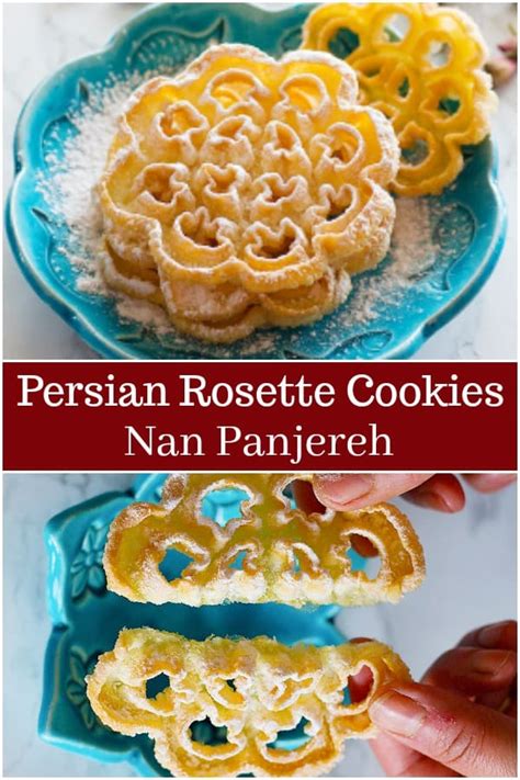 Nan Panjereh Persian Rosettes • Unicorns In The Kitchen