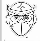 Masque Ninja Ninjago Maske Ausdrucken Masken sketch template