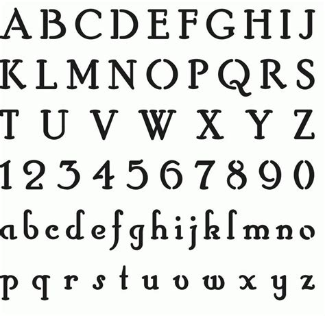 image result   printable fonts letters