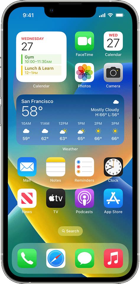 add  edit widgets   iphone apple support