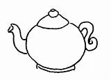 Printable Tea Coloring Teapot Pot Pages Colouring Printablee Pattern Adult sketch template