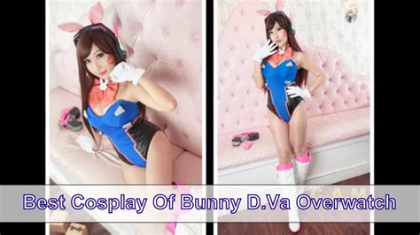 best cosplay of bunny d va overwatch youtube